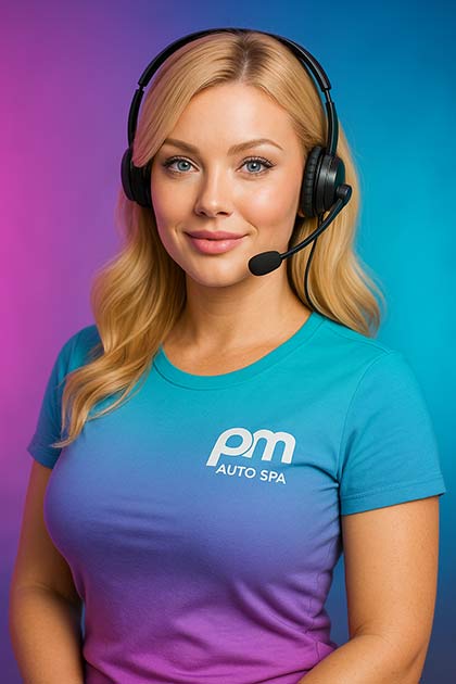 image of Natasha, PM Auto Spa's AI virtual Phone Assistant